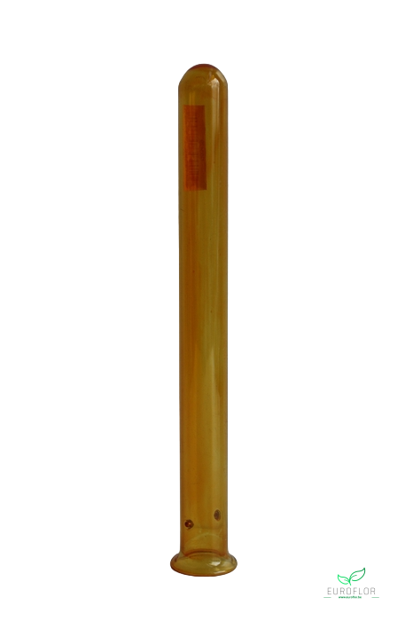 GLASBUISJE 15CM OKER