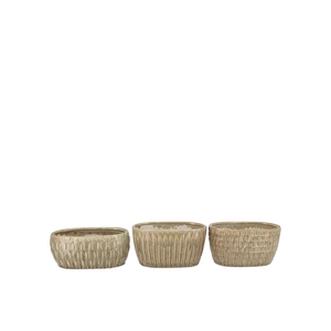 Paris Green Pot Oval Ass 21x12x10cm