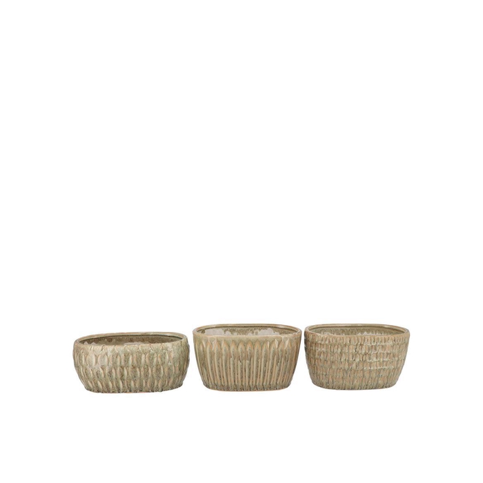 <h4>Paris Green Pot Oval Ass 21x12x10cm</h4>