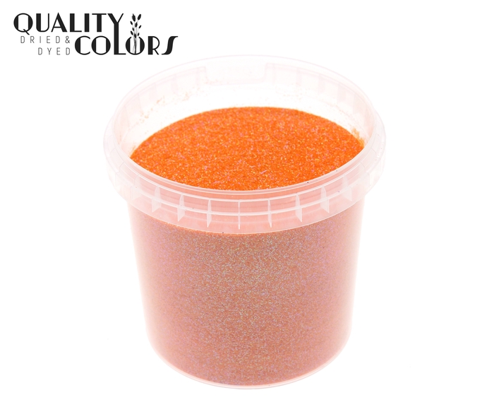 Glitters 400gr in bucket Irridescent Orange