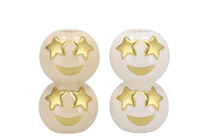 <h4>Smiley Cozy Sand Candle H Bulb 7x12cm</h4>