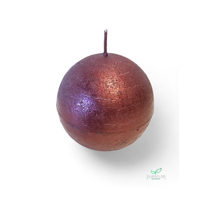 <h4>KAARS BOL D8 OXBLOOD METALLIC RUSTIEK 22U BRANDDUUR</h4>