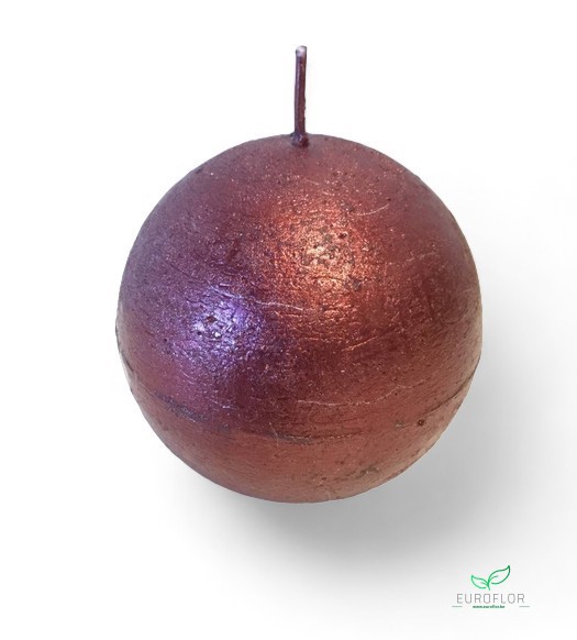 KAARS BOL D8 OXBLOOD METALLIC RUSTIEK 22U BRANDDUUR