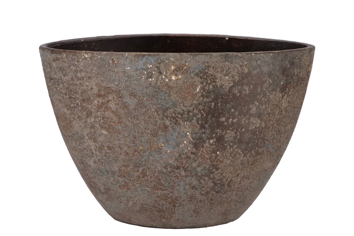 <h4>Bali Indonesian Grey Bowl Ovl 34x16x23cm</h4>