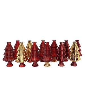 Jazz Wild Red Vase X-mas Tree Ass 11x22cm