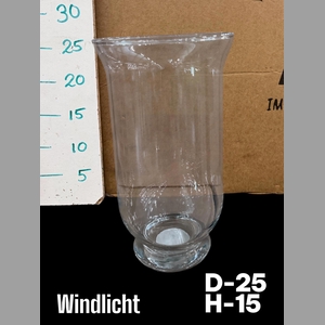 GLAS WINDLICHT H25XD15