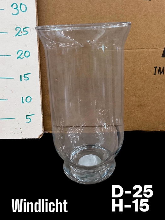<h4>GLAS WINDLICHT H25XD15</h4>