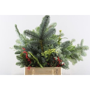 Deco Gr Kerstgroen Mix Bos