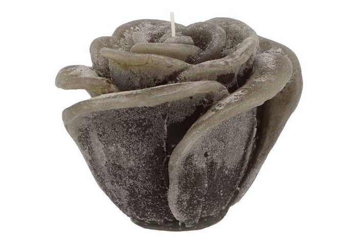 <h4>Candle Roos Dark Green 14x12cm Nm</h4>