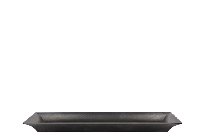 <h4>Melamine Grey Bowl Rectangle 36x17x3cm</h4>