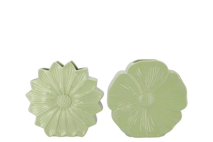 <h4>Bloom Green Vase Daisy Ass 30x9x30cm</h4>