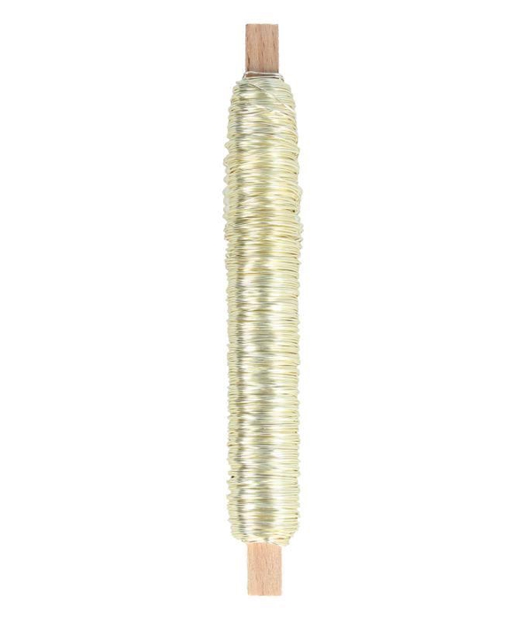 <h4>Wikkeldraad 100grx0,5mm champagne</h4>