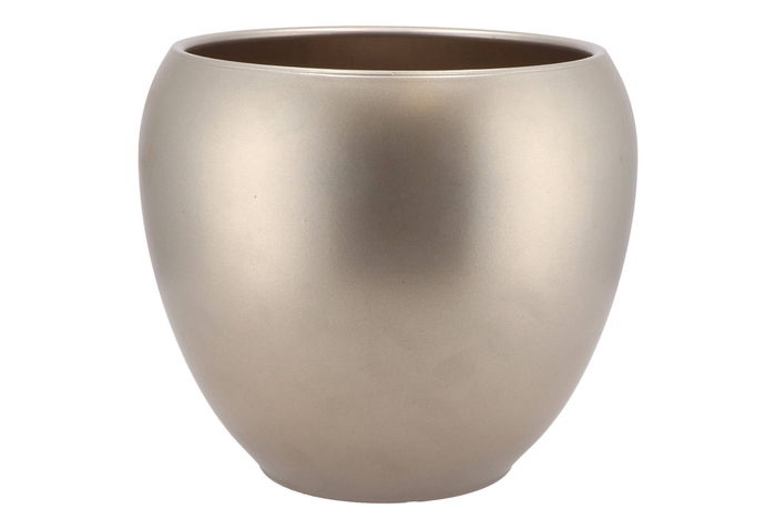 Vinci Champagne Flower Pot 27x24cm