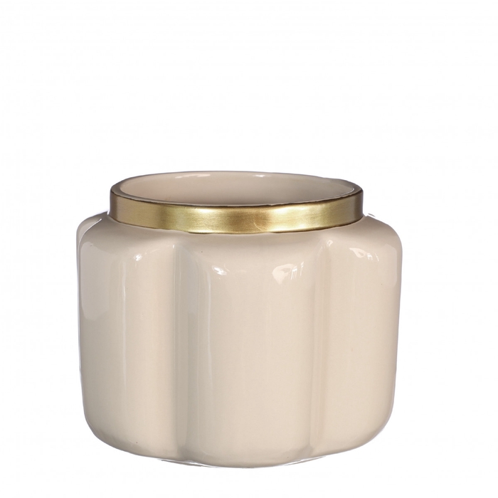<h4>Ceramics Pouff pot d15.5*12cm</h4>