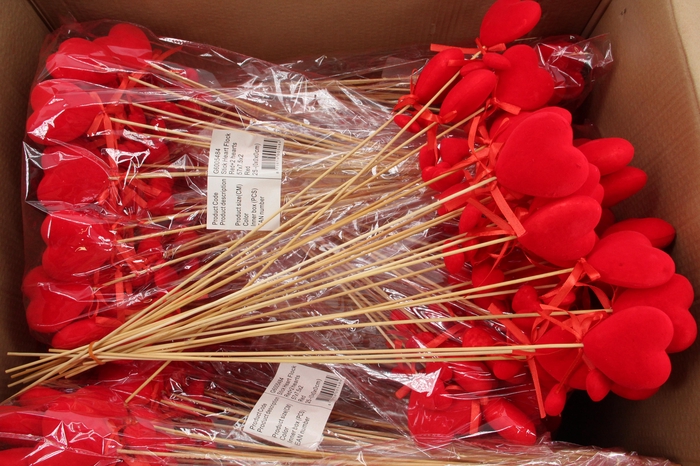 <h4>Stick Heart Flock Red+2 hearts</h4>