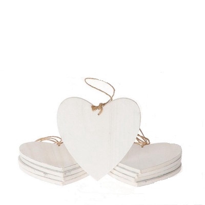 <h4>Wedding Deco hanging heart 15cm x10</h4>