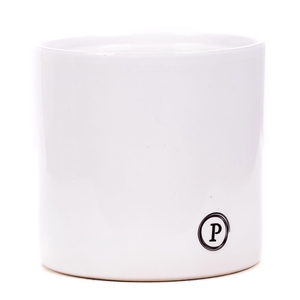 P&PURE Essential white ceramics: 54 x 6 in transparant tray