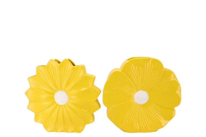 <h4>Bloom Yellow Vase Daisy Ass 30x9x30cm Nm</h4>