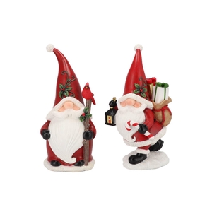 Lesly X-mas Red Santa Claus Ass 12x14x26cm