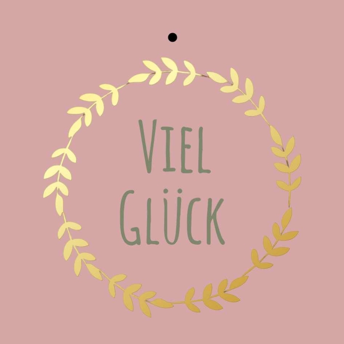 <h4>Labels Kaart 7*7cm x20 Viel Glück</h4>