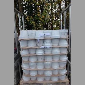 Keramiek Pot Glans Wit H16 D19