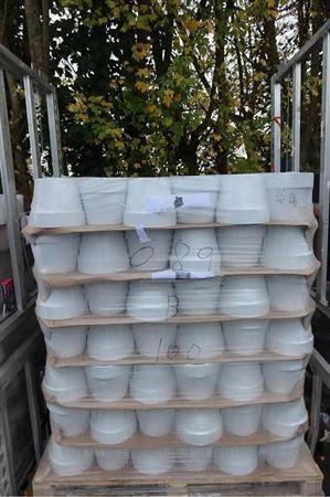 <h4>Keramiek Pot Glans Wit H16 D19</h4>