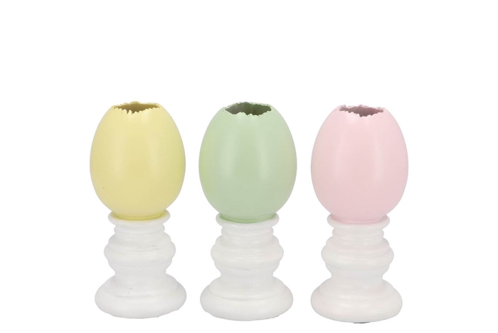 <h4>Easter Egg Trophy Dreamy Pastel Mix Vase Ass 6x6x11cm</h4>