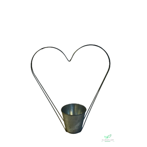 METAL FRAME DOUBLE HEART HART