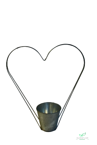 METAL FRAME DOUBLE HEART HART