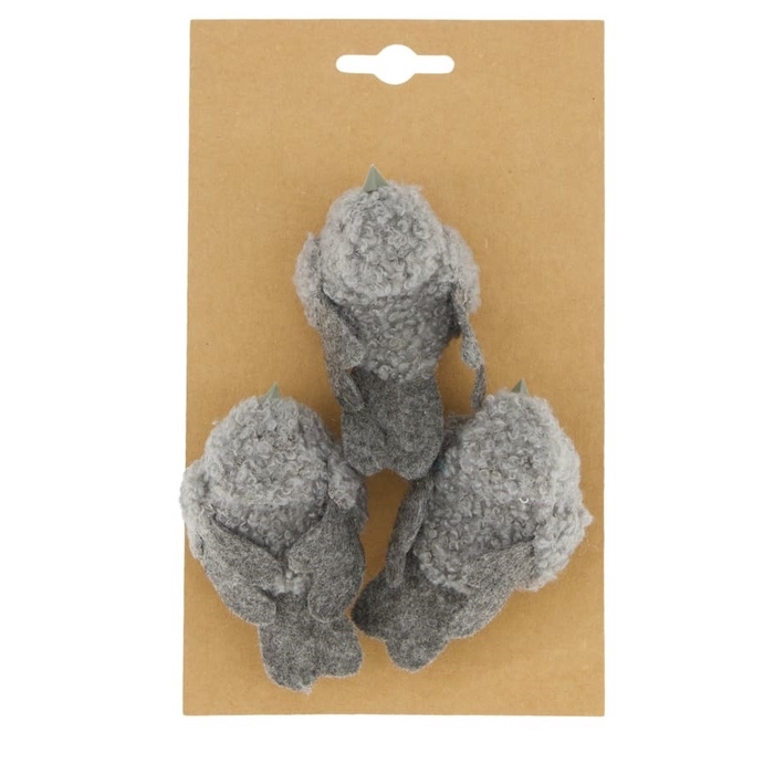 Herfst Deco vogel 8.5*5*4cm
