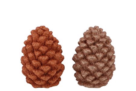 <h4>Jingle Nude/copper Pinecone Ass 7x7x10cm Nm</h4>