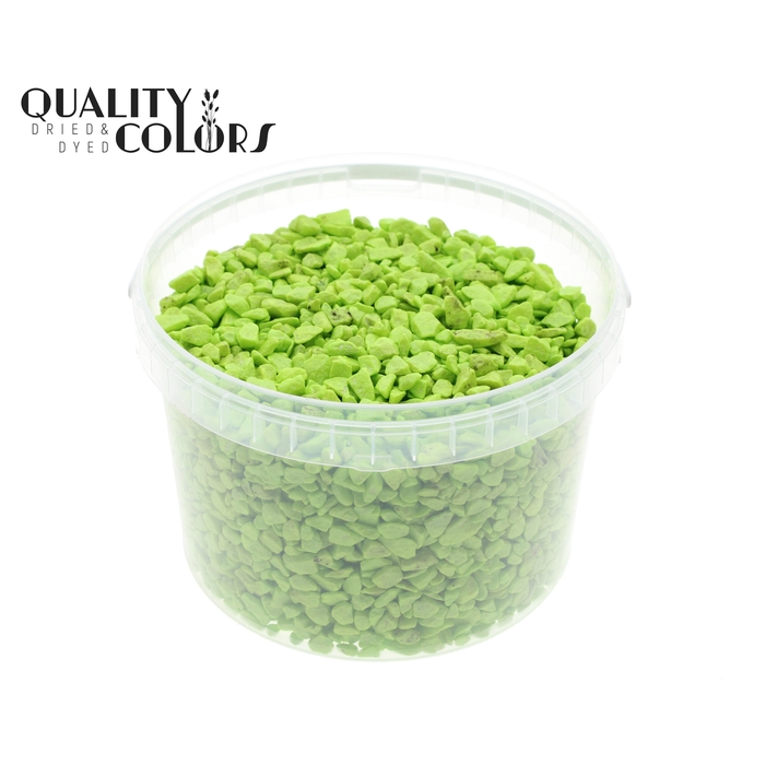<h4>Rocks 3 ltr bucket Light Green</h4>