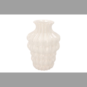 Dunja White Vase 19x19x28cm