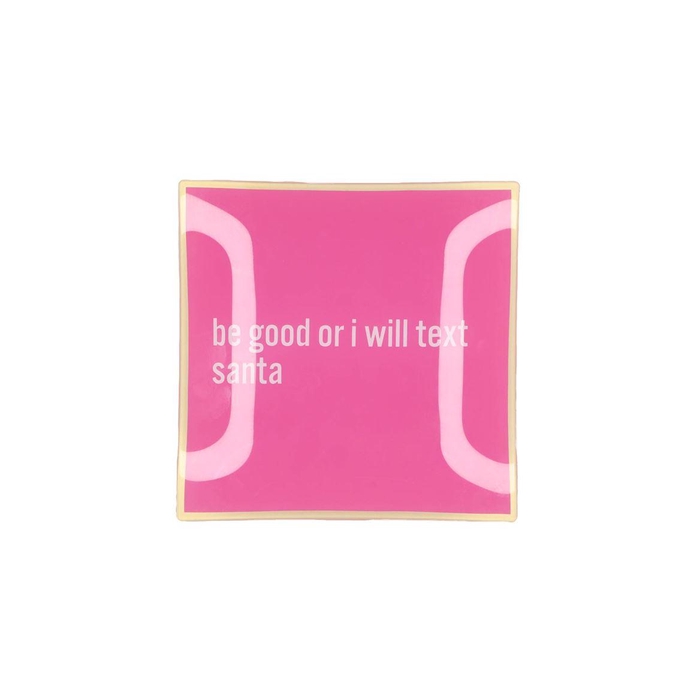 <h4>Plate Square Be Good Or 18x18x2cm</h4>