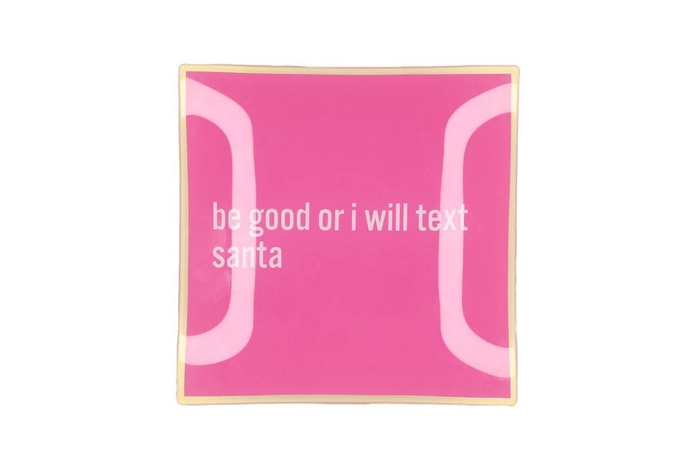 Plate Square Be Good Or 18x18x2cm
