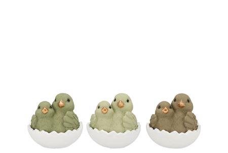 <h4>Easter Birds Summer Green Mix Ass 12x11x12cm Nm</h4>