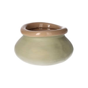 DF03-720460700 - Planter Twiz d13/17xh10.5 beige/grey