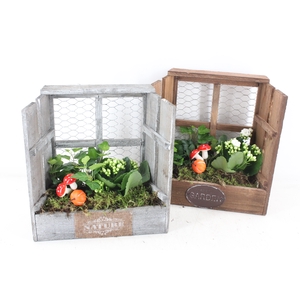 arr2 TD - Houten raam - wit