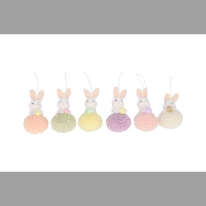 Easter Fun Hanger Dreamy Pastel Mix Rabbit Ass 7x11cm