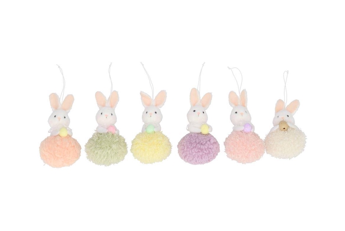 <h4>Easter Fun Hanger Dreamy Pastel Mix Rabbit Ass 7x11cm</h4>