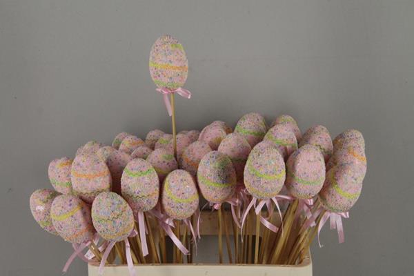 <h4>Stick Egg  Easter Party Pink</h4>