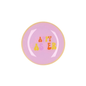 Plate Round Easter 18x18x2cm