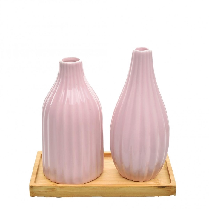 <h4>Mothersday Tray 2vase 15*9*16cm</h4>