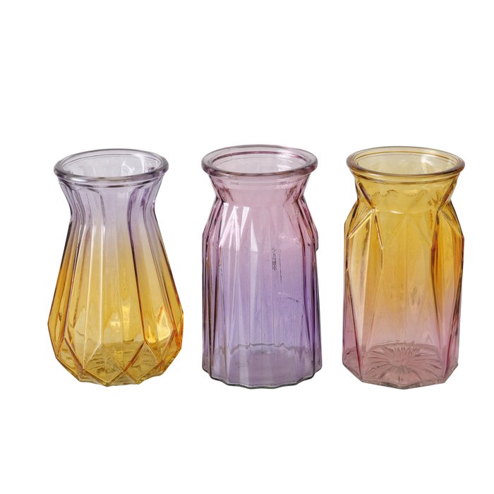 <h4>Vase Shady, 3 ass., H 15 cm, Glass lacquered, 4066076195367, 2033661</h4>