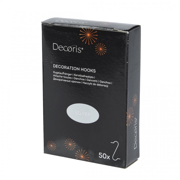 <h4>Kerstbal Kerstbalhaakjes x50</h4>