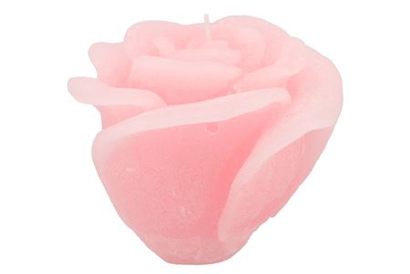 <h4>Candle Roos White Pink 14x12cm</h4>