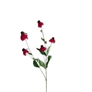 Kunstbloemen Echinacea Purpure 65cm