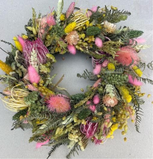 <h4>Dried wreath 'Summer no.1 - 30 cm'</h4>