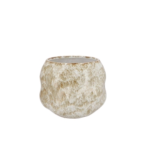 Monte White Sand Pot 14x14x12cm