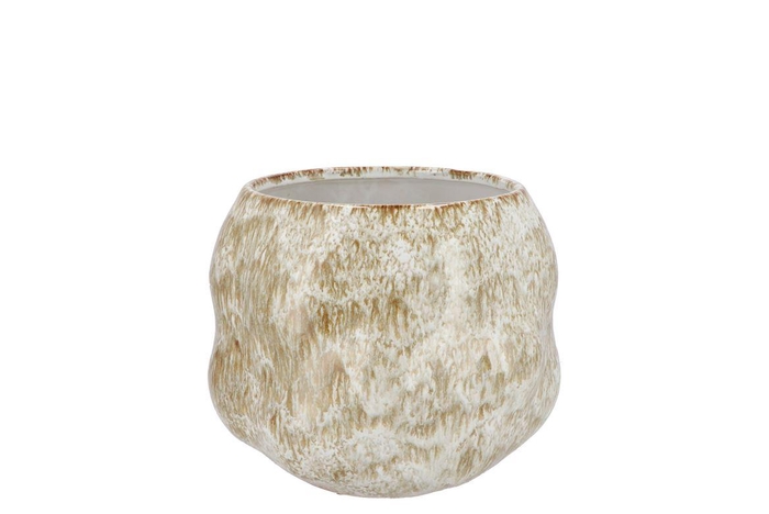 <h4>Monte White Sand Pot 14x14x12cm</h4>